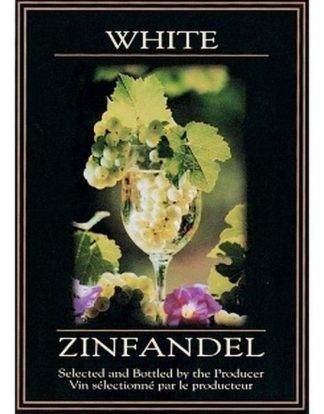 WINE BOTTLE LABELS Pack of 30 WHITE ZINFANDEL Grapes in Glass Self-Adhesive Peelable