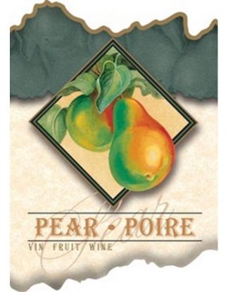 WINE BOTTLE LABELS Pack of 30 PEARS in Diamond Design Self-Adhesive Easy Peel