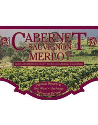 WINE BOTTLE LABELS Pack of 30 CABERNET SAUVIGNON MERLOT BLEND Vineyard Design Self-Adhesive Easy Peel