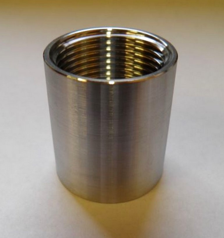 304 Stainless Steel COUPLER 1/2" NPT National Pipe Thread Female Coupling KROME C167 - Image 2
