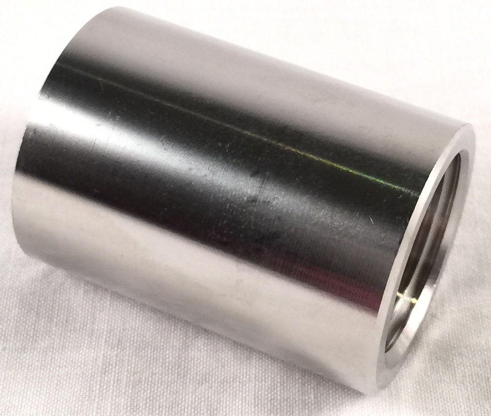 304 Stainless Steel COUPLER 1/2" NPT National Pipe Thread Female Coupling KROME C167 - Image 3
