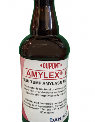 AMYLEX® 6T HIGH TEMP LIQUID ALPHA AMYLASE ENZYME from Dupont Danisco 500ml Bottle
