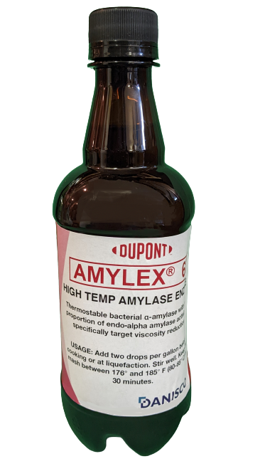 AMYLEX® 6T HIGH TEMP LIQUID ALPHA AMYLASE ENZYME from Dupont Danisco 500ml Bottle