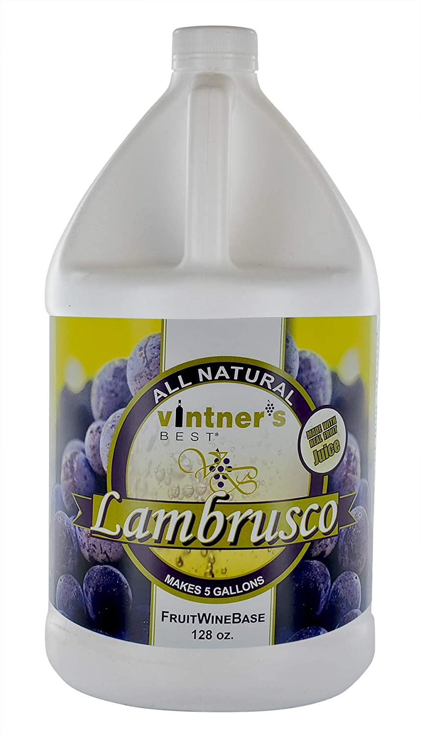 LAMBRUSCO WINE BASE Vintners Best 128oz Fruit Wine Base - Makes 5 Gallons - Image 2