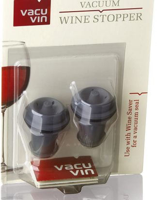 2PK VACUVIN VACUUM STOPPERS For the Original Wine Saver 4318