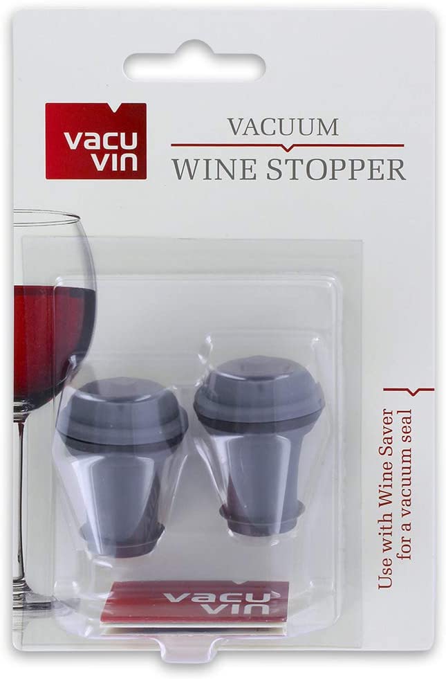 2PK VACUVIN VACUUM STOPPERS For the Original Wine Saver 4318 - Image 6