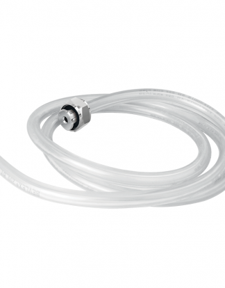 BEER LINE JUMPER Beer Hose Assembly with Hex Nut On -One- End Krome C110 Stainless Nipple