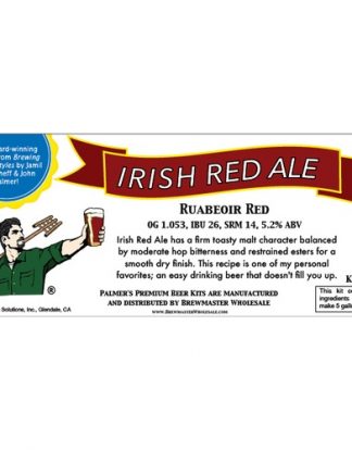 IRISH RED ALE - Ruabeoir - A Palmer Premium Beer Kit from from "Brewing Classic Styles" Zainasheff and Palmer