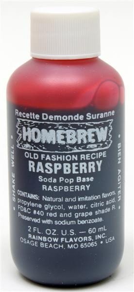 RASPBERRY SODA Old Fashioned RAINBOW Homebrew Soda Mix Extract 2oz (Makes 4 Gallons) - Image 3