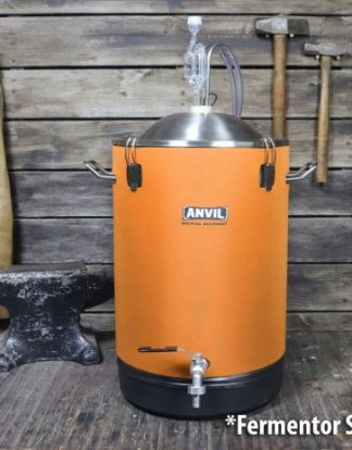 Custom Neoprene INSULATING JACKET For Anvil Stainless Steel Bucket Fermenter - 7.5 Gallon Orange Insulated Cover