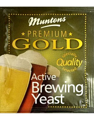 BEER YEAST Muntons Ale Yeast - Single Pack Premium Gold Standard All Purpose Brewers Yeast for English Ale