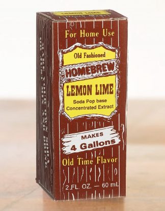 LEMON LIME SODA Old Fashioned RAINBOW Homebrew Soda Mix Extract 2oz (Makes 4 Gallons)