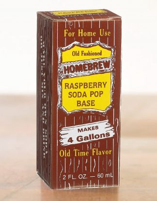 RASPBERRY SODA Old Fashioned RAINBOW Homebrew Soda Mix Extract 2oz (Makes 4 Gallons)