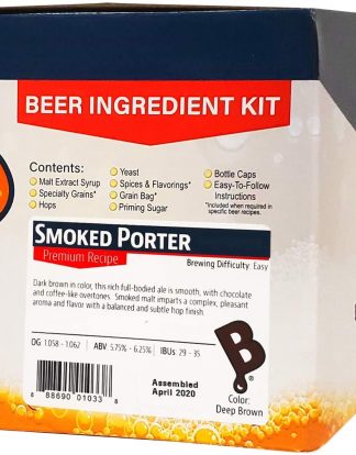SMOKED PORTER Premium Ingredient Package from Brewer's Best Beer Kits LD Carlson 1033