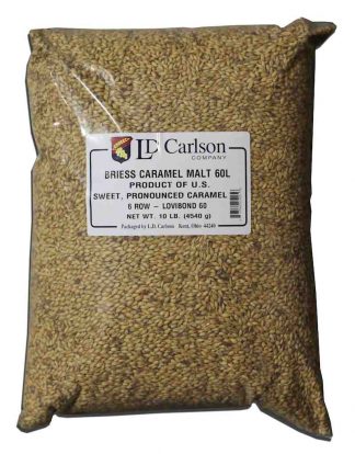 CARAMEL MALT 60L 10lb Uncrushed By Briess