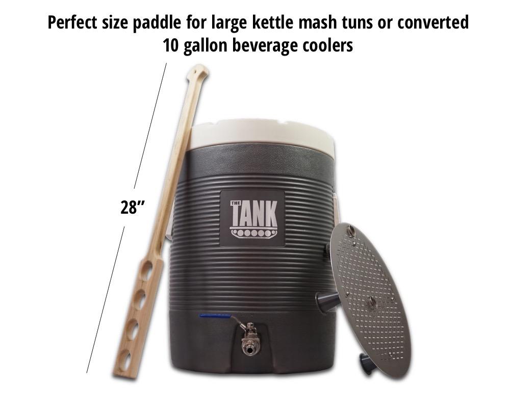 COLDBREAK MASH PADDLE 28" Heavy Duty Michigan Hard Maple for All Grain Beer Brewing, Cooking or Winemaking - Image 5
