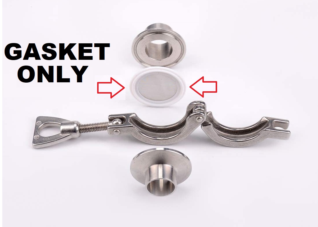 Teflon/Stainless MESH SCREEN GASKET 2" TriClamp Sanitary Flange Gasket For Tri-Clover (Tri-Clamp) Compatible Pipe KegLand KL11921 H862 - Image 10
