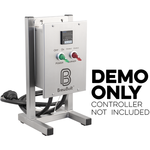 STAND ONLY BrewBuilt™ Table Top Electric Brewing Controller Stand - Stainless Steel for the HLT Hot Liquor Tank and BVC Boil Vigor Controllers - Image 2