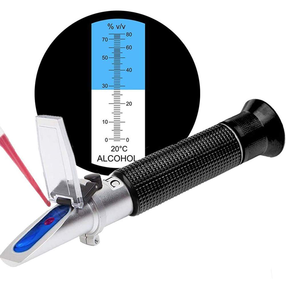 ATC ALCOHOL REFRACTOMETER Measures Alcohol Content Like a Proof Hydrometer - Image 3