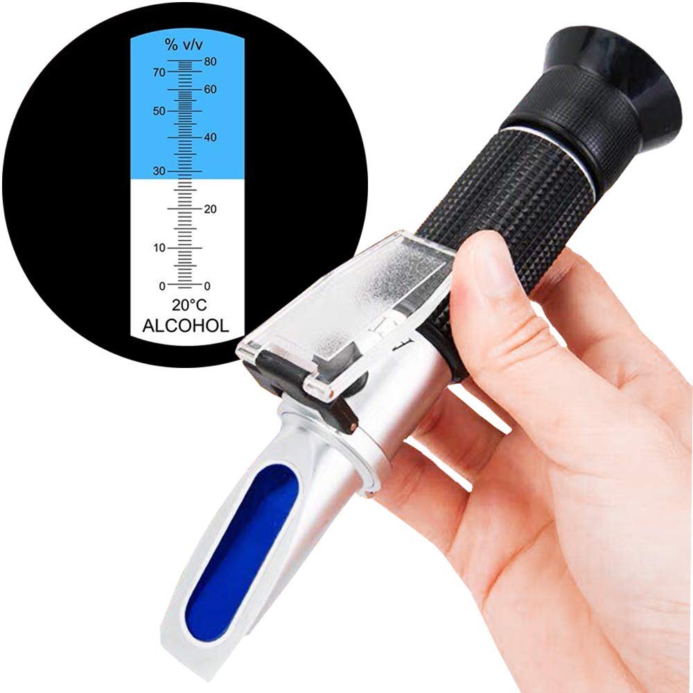 ATC ALCOHOL REFRACTOMETER Measures Alcohol Content Like a Proof Hydrometer - Image 2