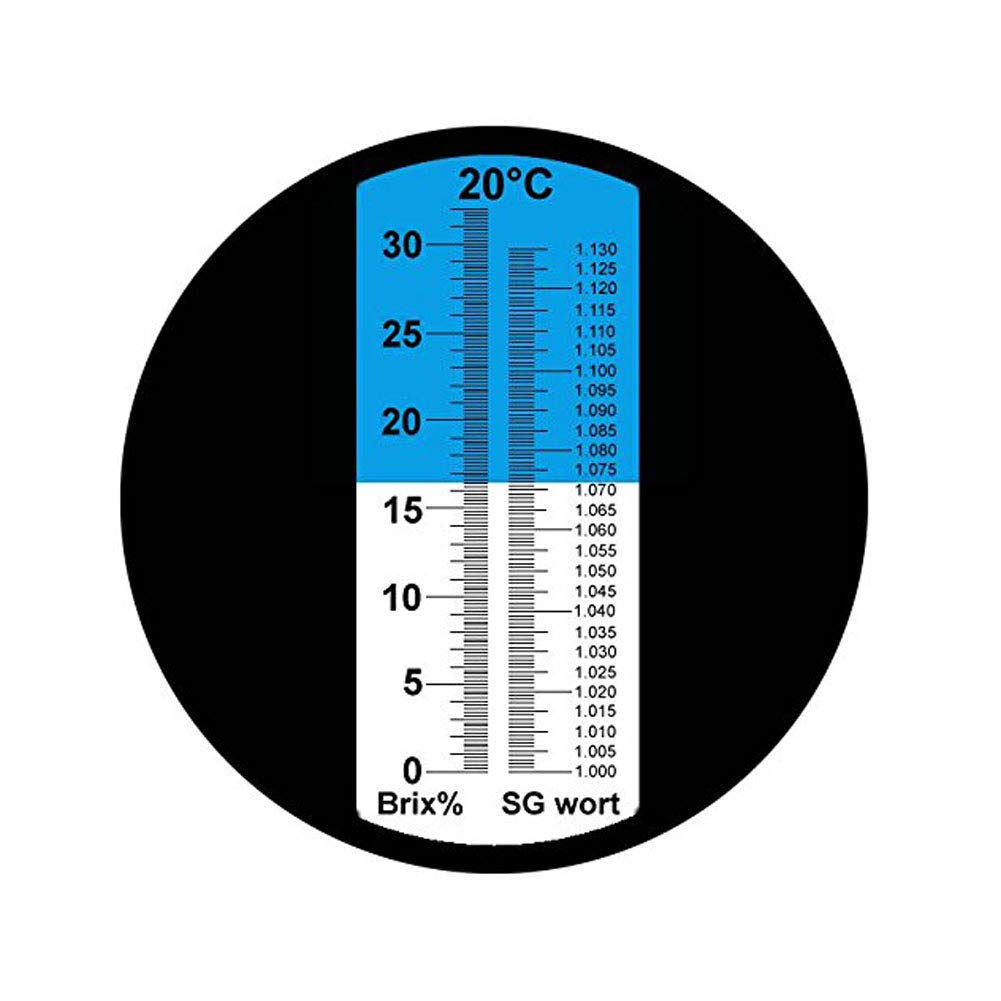 Dual Scale ATC BRIX REFRACTOMETER - Specific Gravity & Brix - Functions as Hydrometer in Wine Making and Beer Brewing - Image 6