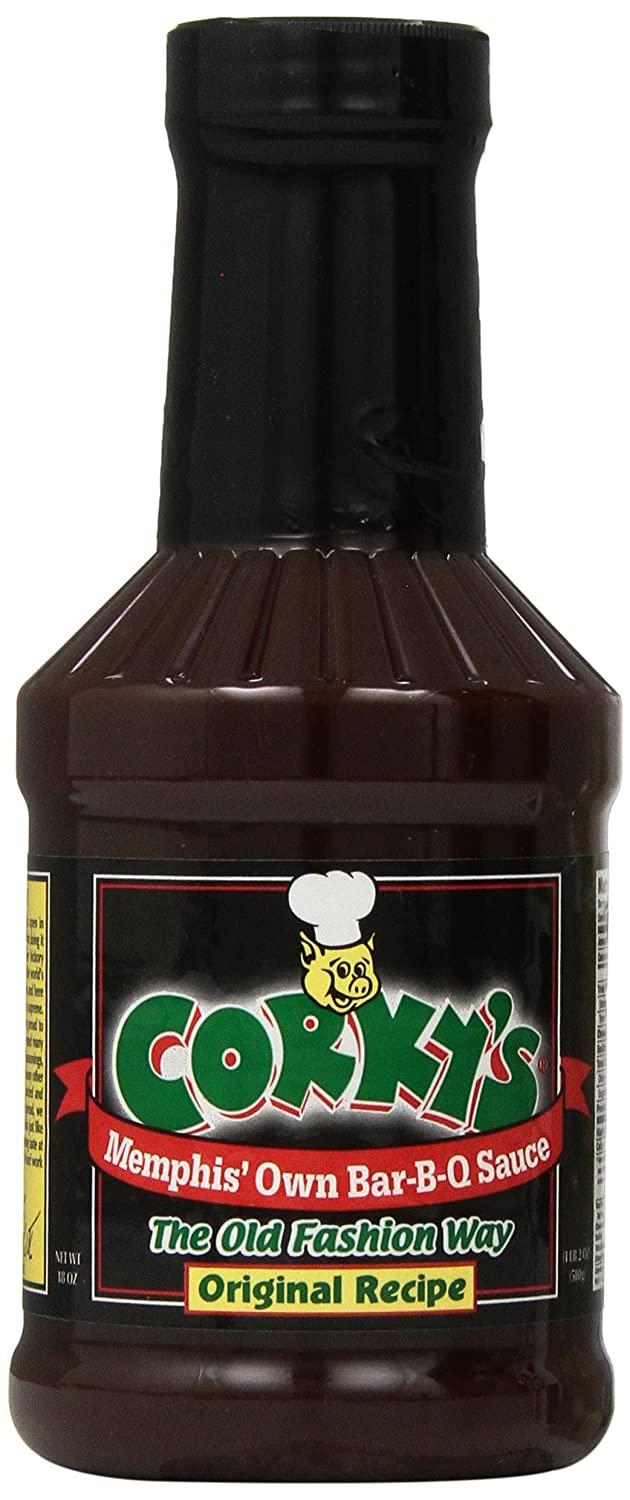 World Famous CORKY'S ORIGINAL RECIPE BBQ SAUCE From the Legendary Corkys in Memphis - 19oz Bottle