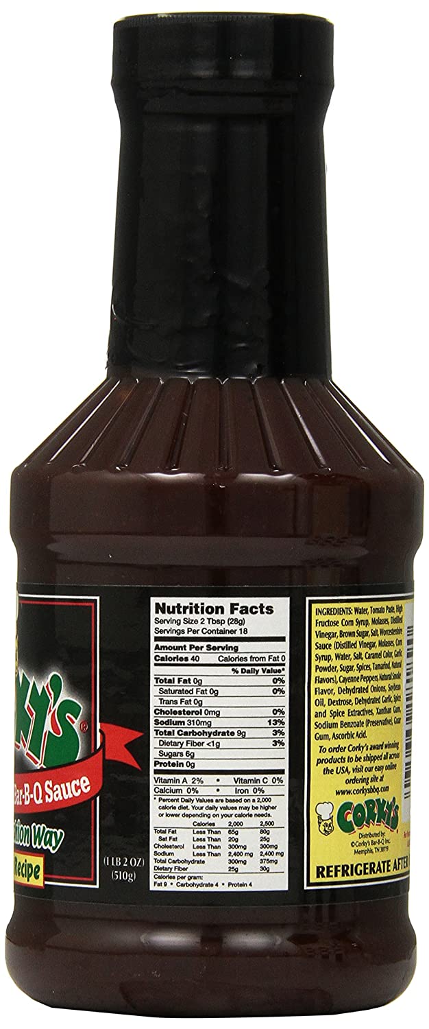 World Famous CORKY'S ORIGINAL RECIPE BBQ SAUCE From the Legendary Corkys in Memphis - 19oz Bottle - Image 6