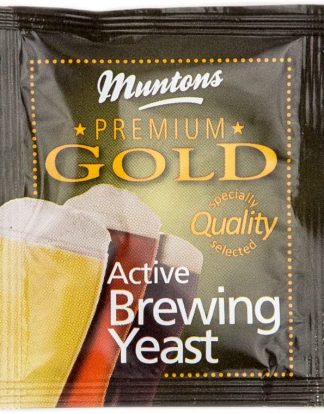 DISCONTINUED BEER YEAST Muntons PREMIUM GOLD Ale Yeast - Single Pack Standard All Purpose Brewers Yeast for English Ale