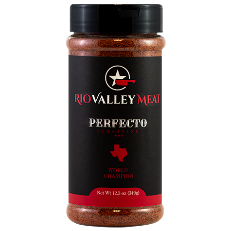 South Texas PERFECTO RUB 95 Championships from Rio Valley Meat 12oz Dry BBQ Rub Shaker Bottle