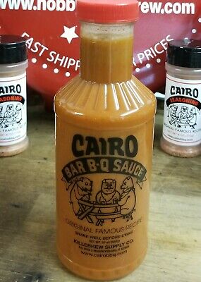 CAIRO BARBEQUE SAUCE (Single 20 Oz) CAROLINA STYLE BBQ Wet Sauce