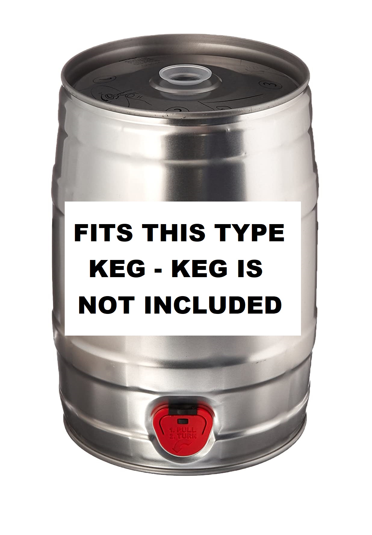 Replacement 2pc Wecomatic Tapping System Grey Rubber Hermetic Bung for German HUBER (Party Star) Mini-Keg - Image 4