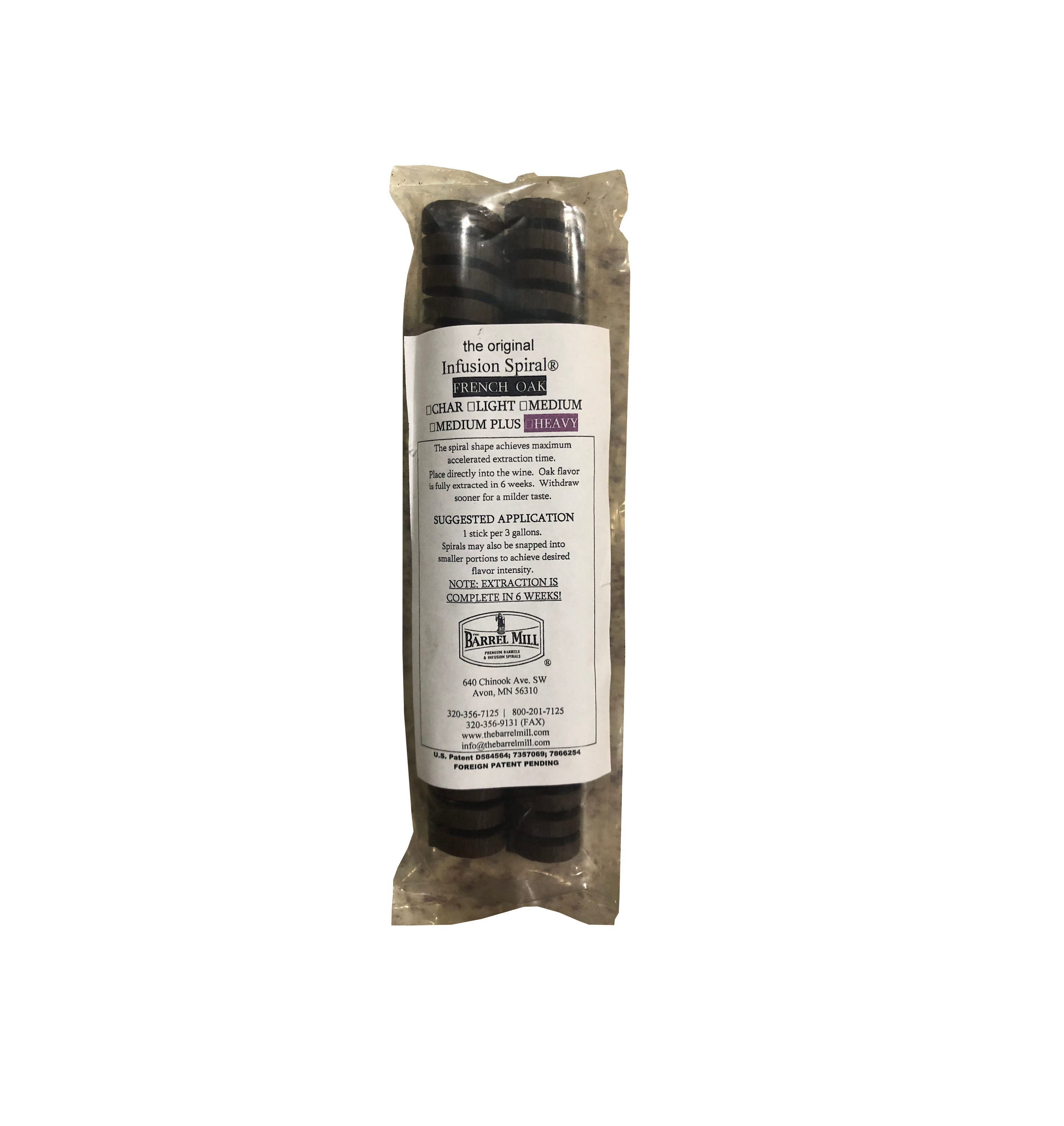 INFUSION SPIRALS French Oak Heavy Toast Stix for flavoring Wine Brandy or Alcohol Spirits - Image 3