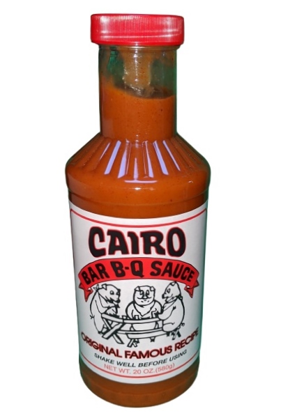 CASE OF 16 20oz CAIRO BARBEQUE SAUCE CAROLINA STYLE BBQ Wet Sauce - Image 2