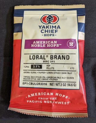 LORAL American Noble Hops 2oz HBC291R ~ LOW ALPHA 3.1% for Pilsner Kölsch Blonde Saison and Sours
