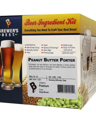 PEANUT BUTTER PORTER Premium Ingredient Package from Brewer's Best Beer Kits LD Carlson 1055