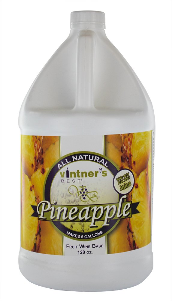 PINEAPPLE WINE BASE Vintners Best 128oz Fruit Wine Base - Makes 5 Gallons