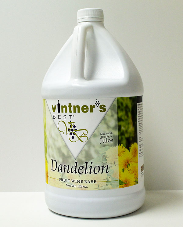 DANDELION FLORAL WINE BASE Vintners Best 128oz Fruit Wine Base - Makes 5 Gallons