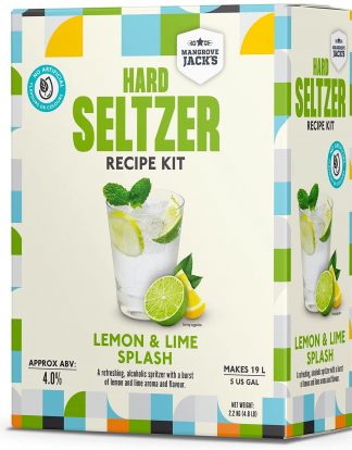 LEMON LIME SPLASH SELTZER Mangrove Jack's Hard Seltzer Ingredient Kit 10744_V2