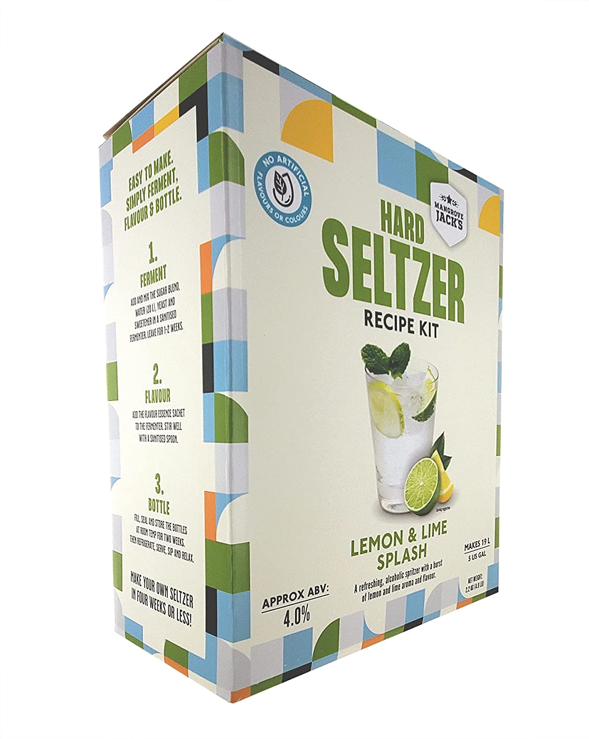 LEMON LIME SPLASH SELTZER Mangrove Jack's Hard Seltzer Ingredient Kit 10744_V2 - Image 4