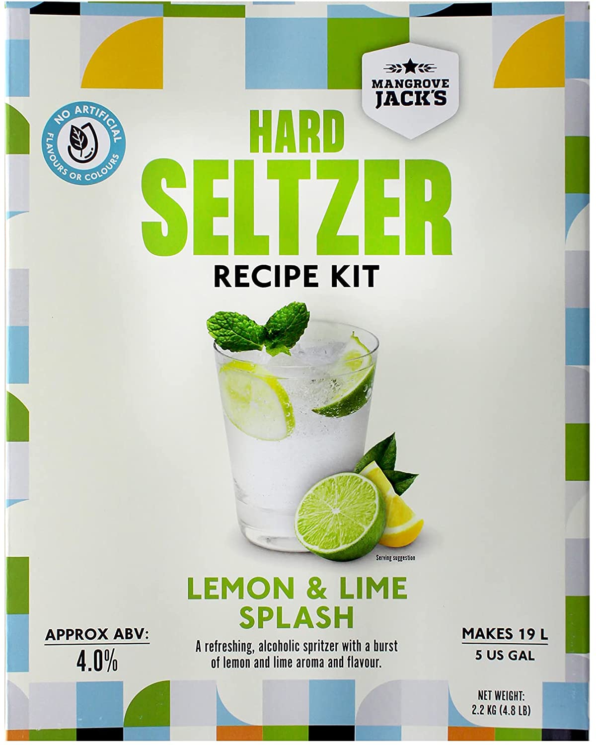LEMON LIME SPLASH SELTZER Mangrove Jack's Hard Seltzer Ingredient Kit 10744_V2 - Image 5