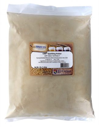 DME 3LB BAG BRIESS SPARKLING AMBER Dry Malt Extract