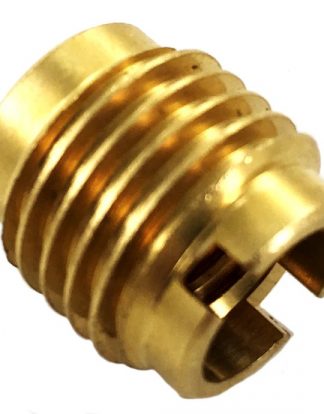 E-Z Lok Dual-Threaded Brass Knife Thread INSERT 3/8"X16 UNC x 5/8 For Making CUSTOM WOODEN TAP HANDLES out of Hard Wood or Deer Antlers Beer Faucet Pulls Krome C984