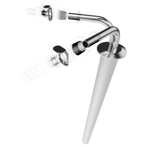 DISCONTINUED MiniMax COOLSTIX Cooling Solution for BrewBuilt™ X1 Uni Conical Fermenter 7 AND 14 Gallon 1.5" TriClamp Water or Glycol - Special Order - FREE SHIPPING - Image 3