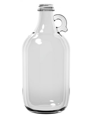 BEER GROWLER 1/2 GALLON CLEAR Glass Jug for Drinking Pub Crawling Oaking and General CAROUSING