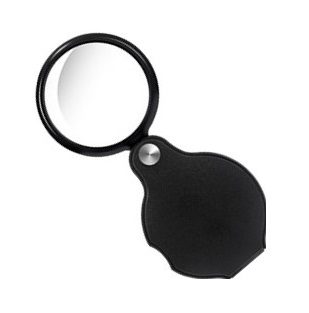 FIRESTARTER 10X Mini Magnifying Glass Folding Pocket Magnifier Bigeye Glass Loupe