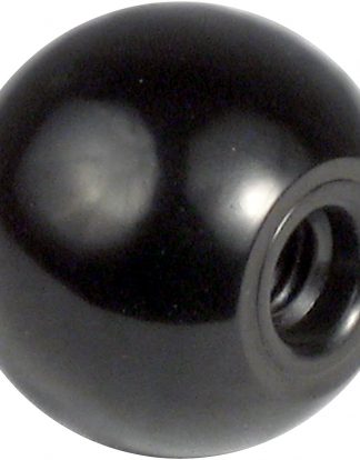 ROUND BEER PULL Heavy Duty Black Resin Beer Tap Handle for standard size faucet levers