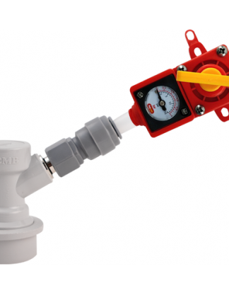 SPUNDING VALVE BlowTie V2 Diaphragm Type Complete Kit for PRESSURE FERMENTATION in a Ball Lock Corny Keg