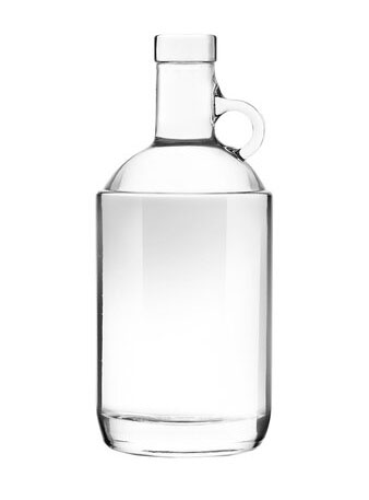 Quality Heavy Weight CLEAR MOONSHINE JUG 375ml Clear Flint With Tasting Cork - Image 6