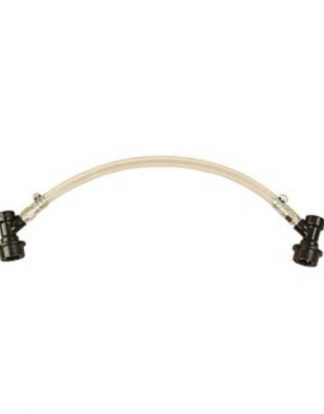 1 Foot CORNY KEG Beverage JUMPER LINE KIT with 2 Black Ball Locks 2 Clamps 2 Swivel Nut Sets KEG575