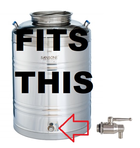Stainless Ball Valve for Sansone FUSTI TANKS WE820 - Image 2